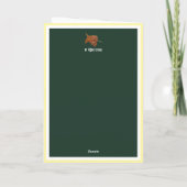 Goldie Doodle Holiday Greeting Card Feestdagen Kaart (Achterkant)