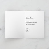 Goldie Doodle Holiday Greeting Card Feestdagen Kaart (Binnen)