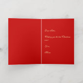 Goldie Doodle Rood Folie Wenskaart (Binnenlaag)