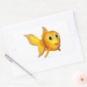 Goldie Fish Rectangle-Stickers Rechthoekige Sticker (Envelop)