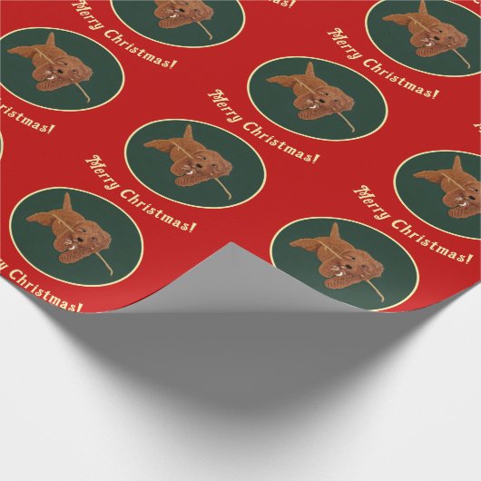 Goldie Golden Doodle Cadeaupapier (Hoek)