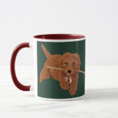 Goldie Golden Doodle Combo Mug Mok (Links)