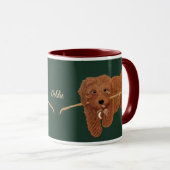 Goldie Golden Doodle Combo Mug Mok (Voorkant rechts)