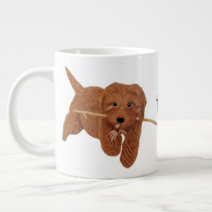 Goldie Golden Doodle Grote Koffiekop