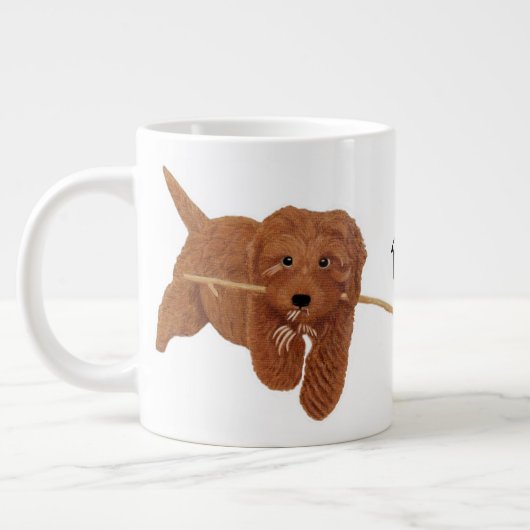 Goldie Golden Doodle Grote Koffiekop (Links)