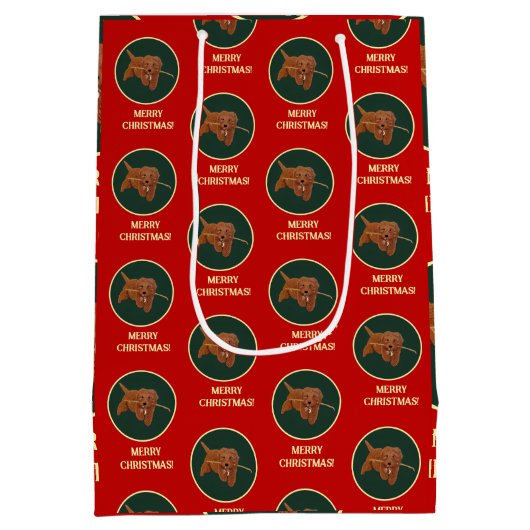 Goldie Golden Doodle Medium Cadeauzakje (Achterkant)