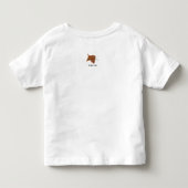 Goldie Golden Doodle Wit Kinder Shirts (Achterkant)