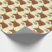 Goldie Golden Doodle Yellow Cadeaupapier (Hoek)