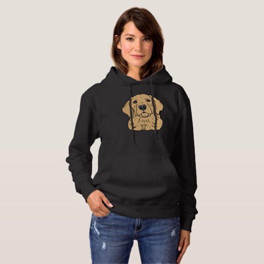 Goldie Golden Retriever 521 Hoodie (Voorkant volledig)