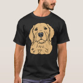 Goldie Golden Retriever 521 T-shirt (Voorkant)