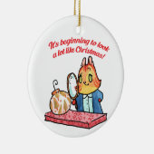 Goldie Investigates Kerstmis Keramisch Ornament (Rechts)