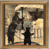 Goldie Locks Three Bears Fairytale Tegeltje