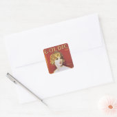 Goldie Song Vierkante Sticker (Envelop)