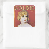 Goldie Song Vierkante Sticker (Tas)