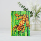 Goldie The Tree Frog Briefkaarten (Staand voorkant)