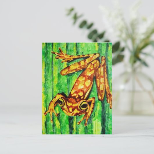 Goldie The Tree Frog Briefkaarten (Staand voorkant)
