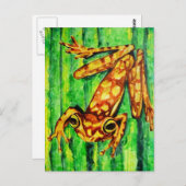 Goldie The Tree Frog Briefkaarten (Voorkant / Achterkant)