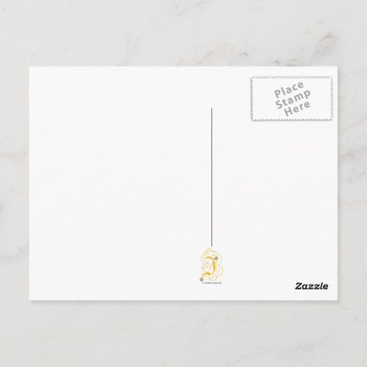 Goldie The Tree Frog Briefkaarten (Achterkant)