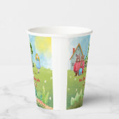 Goldilock Birthday Paper Cup Papieren Bekers (Rechts)