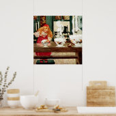 "Goldilocks and the Porridge" van Jessie W Smith Poster (Keuken)