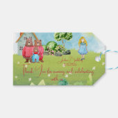 Goldilocks Birthday Bedankt Cadeaulabel (Voorkant (Horizontaal))