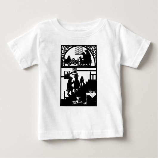 Goldilocks en de 3 Beren Baby T-Shirt (Voorkant)