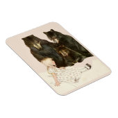 Goldilocks en de 3 Beren  Illustraties Magneet (Rechterzijde)