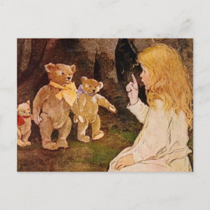 “Goldilocks en de beren” door Jessie Willcox Smith Briefkaart