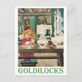 Goldilocks en de drie Beren Briefkaart (Voorkant)