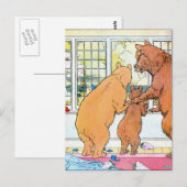 Goldilocks en de drie Beren Briefkaart (Voorkant / Achterkant)