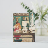 Goldilocks en de drie Beren Briefkaart (Staand voorkant)