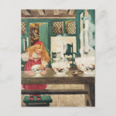 Goldilocks en de drie Beren Briefkaart (Voorkant)