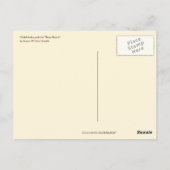 "Goldilocks en de drie Beren" Briefkaart (Achterkant)