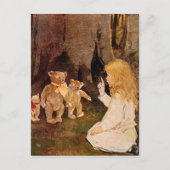 "Goldilocks en de drie Beren" Briefkaart (Voorkant)