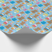 Goldilocks en de drie Beren Cadeaupapier (Hoek)