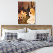 "Goldilocks en de drie Beren" Canvas Afdruk (Insitu (Slaapkamer))