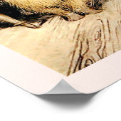 Goldilocks en de drie beren door Arthur Rackham Poster (Hoek)