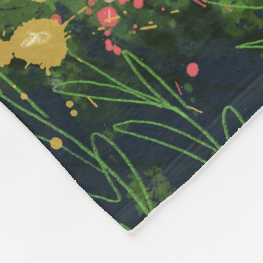 Goldilocks en de drie Beren Fleece Deken (Hoek)