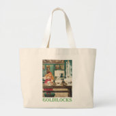 Goldilocks en de drie Beren Grote Tote Bag (Voorkant)