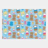 Goldilocks en de drie Beren Inpakpapier Vel (Voorkant)