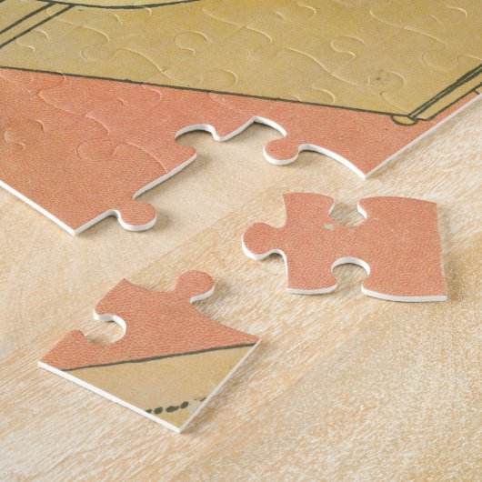 Goldilocks en de drie Beren Legpuzzel (Zijkant)