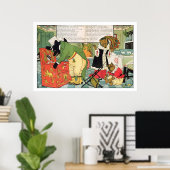 Goldilocks en de drie Beren Poster (Thuiskantoor)