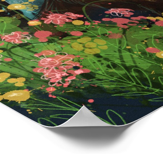 Goldilocks en de drie Beren Poster (Hoek)