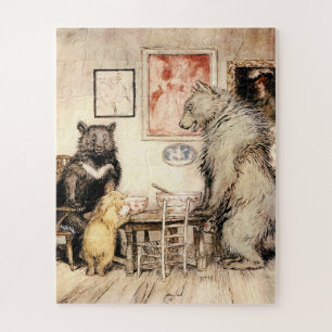 Goldilocks en de drie Beren van Arthur Rackham Legpuzzel