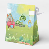 Goldilocks en The Three Beren Birthday Gift Box Bedankdoosjes (Achterkant)