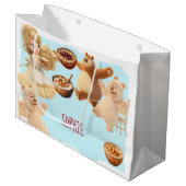 Goldilocks Verjaardag Groot Cadeauzakje (Voorkant Gekanteld)