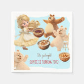 Goldilocks Verjaardag Servet (Voorkant)