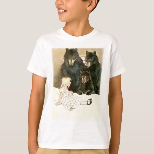 GOLDILOCKS werd ontdekt door de drie beren T-shirt (Voorkant)