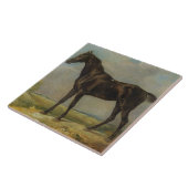 Golding Constable's Black Riding-Horse, c.1805-10 Tegeltje (Zijkant)