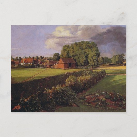 Golding Constable's Bloementuin, John Constable Briefkaart (Voorkant)